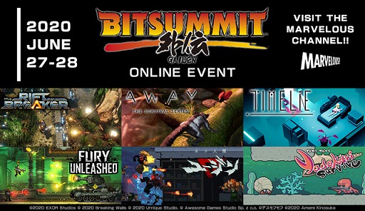 Bitsummit Gaiden にマーベラスが参加 参考出展を予定している6タイトルを紹介するトレイラーが公開