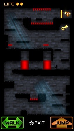 画像ギャラリー No.004のサムネイル画像 / 立ち止まることができない男を操作するAndroid向けアクション「アクション・ウォーカー」を紹介する「(ほぼ)日刊スマホゲーム通信」第2043回