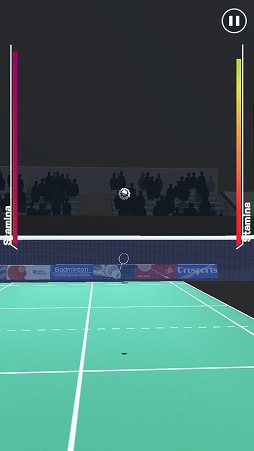 画像ギャラリー No.004のサムネイル画像 / ラケットさばきを存分に楽しめる「バドミントン3D」を紹介する「(ほぼ)日刊スマホゲーム通信」第2044回