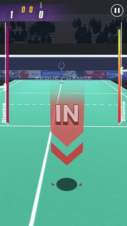 画像ギャラリー No.005のサムネイル画像 / ラケットさばきを存分に楽しめる「バドミントン3D」を紹介する「(ほぼ)日刊スマホゲーム通信」第2044回