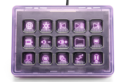 配信者に人気のキーパッド「Elgato Stream Deck MK.2」にトランスルーセントな新色「アトミックパープル」登場 配信者に人気のキーパッド「Elgato Stream Deck MK.2」にトランスルーセントな新色「アトミックパープル」登場