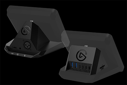 画像ギャラリー No.002のサムネイル画像 / 配信者用キーパッド「Stream Deck+」背面に取り付けるUSBハブとXLRマイクインタフェースが登場