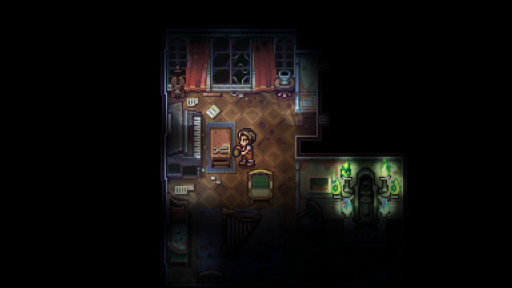 画像ギャラリー No.022のサムネイル画像 / ホラーADV「ビビエット」プレイレポート。精緻なドット絵で描かれるホラーを味わいながら,じっくりと謎解きに挑む