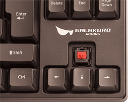 画像集#003のサムネイル/GALAKURO GAMING，Cherry MX赤軸採用の10キーレス日本語キーボードを発売