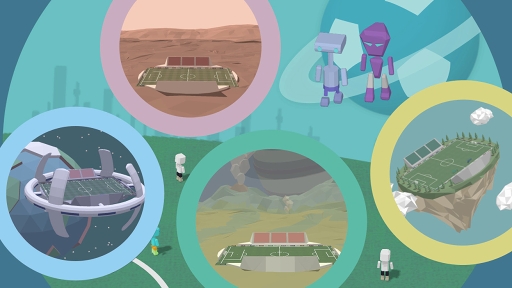 画像ギャラリー No.004のサムネイル画像 / Android向けサッカーゲーム「ゆびキック ロボサッカー」の配信がスタート