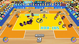 机でドッジボール