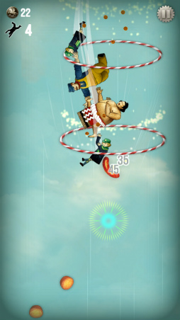 画像ギャラリー No.006のサムネイル画像 / 落ちていく彼らは何味? スマホ向けアクション「Sticky Bodies」を紹介する「(ほぼ)日刊スマホゲーム通信」第2076回