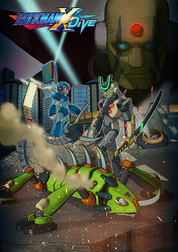 ロックマンX DIVE バンダナ　ステンレスボトル ロックマンX DIVE バンダナ ステンレスボトル 空気タンク（K2