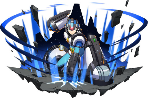 画像ギャラリー No.002のサムネイル画像 / 「ロックマンX DiVE」,新キャラ“X ガイアアーマー”がピックアップされたダイヴカプセルを開催中