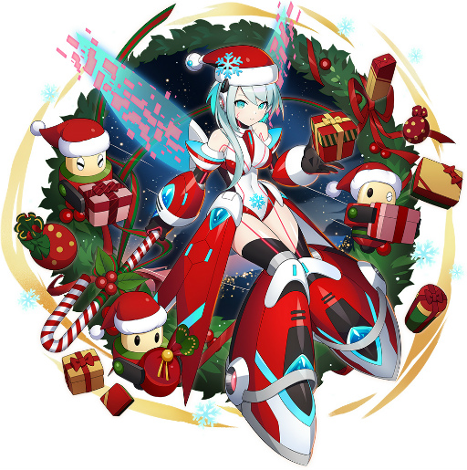 画像ギャラリー No.013のサムネイル画像 / 「ロックマンX DiVE」,クリスマス仕様の“聖夜装甲のアイコ”が登場