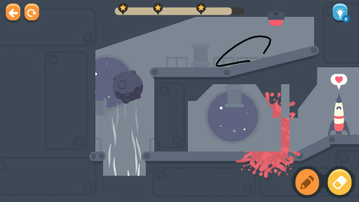 画像ギャラリー No.005のサムネイル画像 / 死なせない線を引く。スマホ向けパズル「ダム・ウェイズ・トゥ・ドロー」を紹介する「(ほぼ)日刊スマホゲーム通信」第2065回