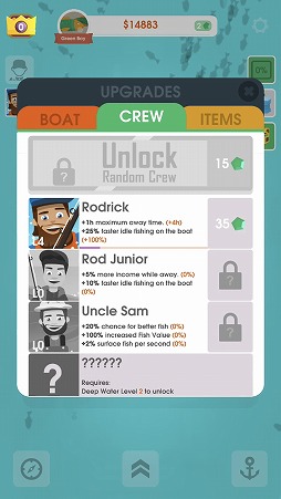 画像ギャラリー No.006のサムネイル画像 / スワイプ操作で魚を釣りまくれ。フィッシングゲーム「フックドインク」を紹介する「(ほぼ)日刊スマホゲーム通信」第2066回