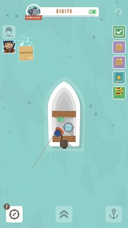 画像ギャラリー No.007のサムネイル画像 / スワイプ操作で魚を釣りまくれ。フィッシングゲーム「フックドインク」を紹介する「(ほぼ)日刊スマホゲーム通信」第2066回