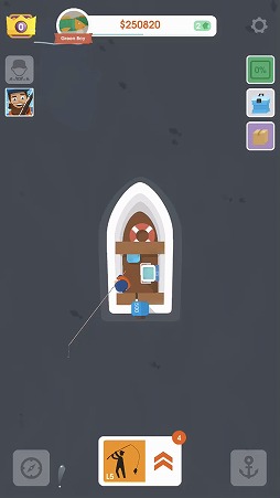 画像ギャラリー No.009のサムネイル画像 / スワイプ操作で魚を釣りまくれ。フィッシングゲーム「フックドインク」を紹介する「(ほぼ)日刊スマホゲーム通信」第2066回