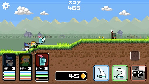 画像ギャラリー No.004のサムネイル画像 / 3人組を操作してマップを走り抜けよう。Android向けアクション「3ヒーローズラン」を紹介する「(ほぼ)日刊スマホゲーム通信」第2068回