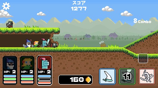 画像ギャラリー No.005のサムネイル画像 / 3人組を操作してマップを走り抜けよう。Android向けアクション「3ヒーローズラン」を紹介する「(ほぼ)日刊スマホゲーム通信」第2068回