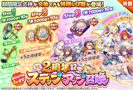 画像ギャラリー No.005のサムネイル画像 / 「あやかしランブル!」に新キャラ「伊呂波」&「ツクヨミ」が登場。第1回人気投票“陰陽大祭”も開催中