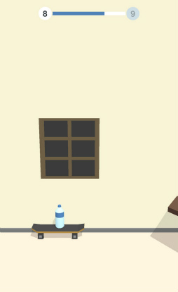 画像ギャラリー No.010のサムネイル画像 / ボトルが部屋で宙を舞う。スマホ向けアクション「Bottle Flip 3D」を紹介する「(ほぼ)日刊スマホゲーム通信」第2071回