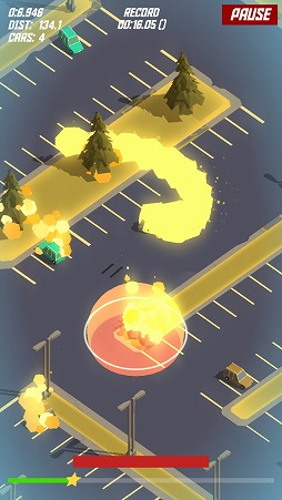 画像ギャラリー No.005のサムネイル画像 / カーチェイスを繰り広げるアクションゲーム「PAKO Forever」を紹介する「(ほぼ)日刊スマホゲーム通信」第2074回