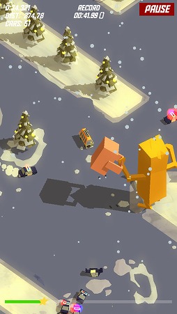 画像ギャラリー No.008のサムネイル画像 / カーチェイスを繰り広げるアクションゲーム「PAKO Forever」を紹介する「(ほぼ)日刊スマホゲーム通信」第2074回