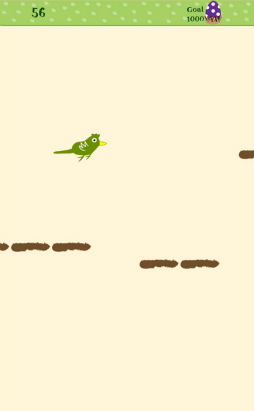 画像ギャラリー No.004のサムネイル画像 / タップで小鳥を飛ばす。スマホ向けアクション「Tap Bird Jump」を紹介する「(ほぼ)日刊スマホゲーム通信」第2080回
