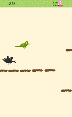 画像ギャラリー No.007のサムネイル画像 / タップで小鳥を飛ばす。スマホ向けアクション「Tap Bird Jump」を紹介する「(ほぼ)日刊スマホゲーム通信」第2080回