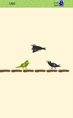 画像ギャラリー No.008のサムネイル画像 / タップで小鳥を飛ばす。スマホ向けアクション「Tap Bird Jump」を紹介する「(ほぼ)日刊スマホゲーム通信」第2080回