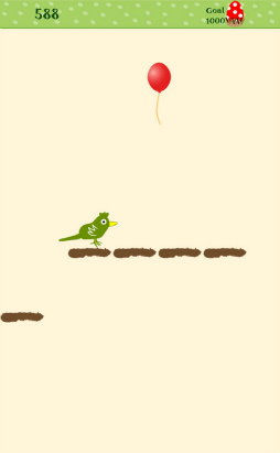 画像ギャラリー No.009のサムネイル画像 / タップで小鳥を飛ばす。スマホ向けアクション「Tap Bird Jump」を紹介する「(ほぼ)日刊スマホゲーム通信」第2080回