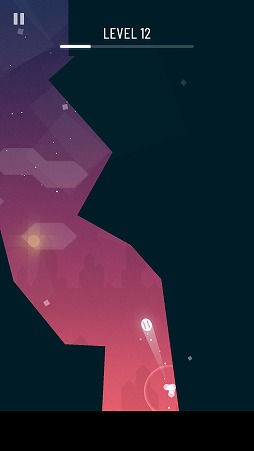 画像ギャラリー No.004のサムネイル画像 / ボールを弾き続けてコースを進もう。アクションゲーム「Dash Valley」を紹介する「(ほぼ)日刊スマホゲーム通信」第2084回