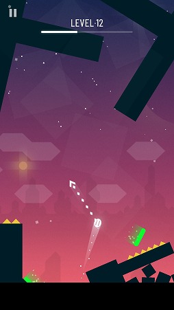 画像ギャラリー No.005のサムネイル画像 / ボールを弾き続けてコースを進もう。アクションゲーム「Dash Valley」を紹介する「(ほぼ)日刊スマホゲーム通信」第2084回