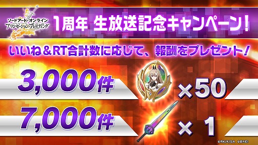 ꡼ No.005Υͥ / SAO ꥷ󡦥֥쥤ǥ󥰡1ǯǰȥڡ󳫺Ťȯɽ