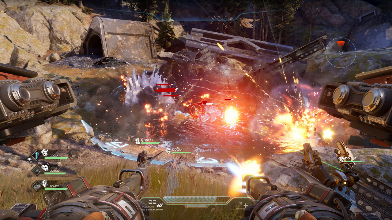 画像集 003 重武装の浮遊型搭乗兵器に乗り込み戦う新作fps Disintegration
