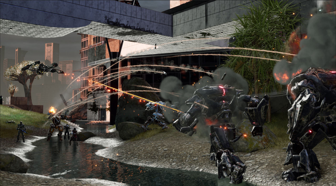 画像集 009 重武装の浮遊型搭乗兵器に乗り込み戦う新作fps Disintegration
