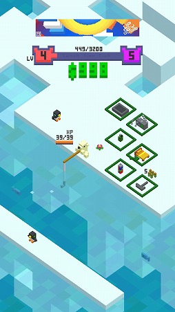 画像ギャラリー No.009のサムネイル画像 / ボクセルグラフィックスのフィッシングゲーム「シロクマ ランチ Fish」を紹介する「(ほぼ)日刊スマホゲーム通信」第2091回