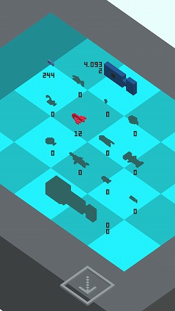 画像ギャラリー No.010のサムネイル画像 / ボクセルグラフィックスのフィッシングゲーム「シロクマ ランチ Fish」を紹介する「(ほぼ)日刊スマホゲーム通信」第2091回