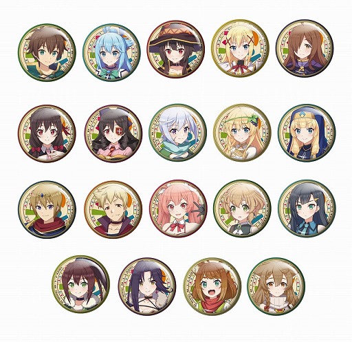 この素晴らしい世界に祝福を!ファンタスティックディズ イラスト缶バッジ この素晴らしい世界に祝福を!ファンタスティックディズ イラスト