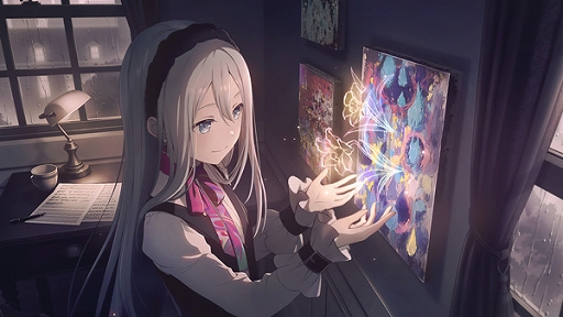 画像ギャラリー No.004のサムネイル画像 / 「プロセカ」,私は雨をリズムゲーム楽曲に追加。ゲーム内イベントKnowing the UnseenとDrawing Bloomingガチャを開催中