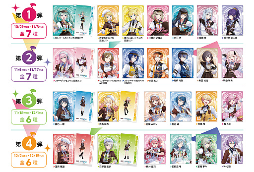 画像ギャラリー No.003のサムネイル画像 / 「プロセカ」がココスとコラボ。コラボメニューやクリアボトル付きドリンクバー,限定グッズなどを販売