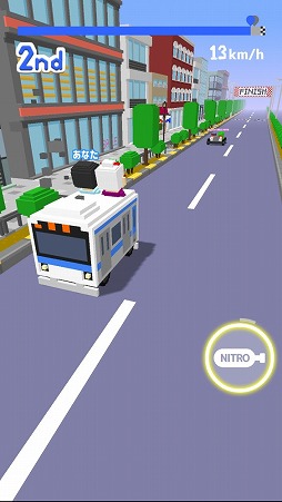 画像ギャラリー No.002のサムネイル画像 / 1対1の勝負を楽しめるレースゲーム「みんなでカート」を紹介する「(ほぼ)日刊スマホゲーム通信」第2099回