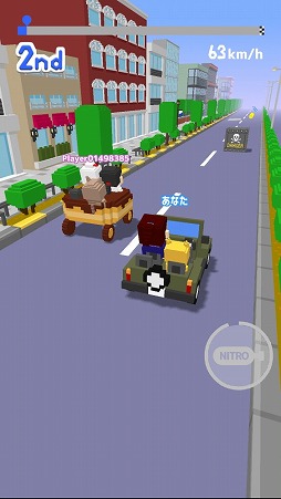 画像ギャラリー No.003のサムネイル画像 / 1対1の勝負を楽しめるレースゲーム「みんなでカート」を紹介する「(ほぼ)日刊スマホゲーム通信」第2099回