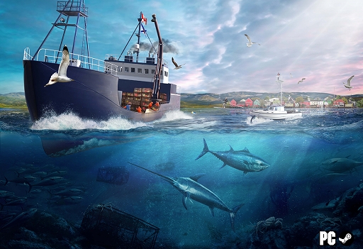 漁業シムの続編 Fishing North Atlantic が発表 北大西洋を舞台に銛漁や延縄漁法にも挑戦できる