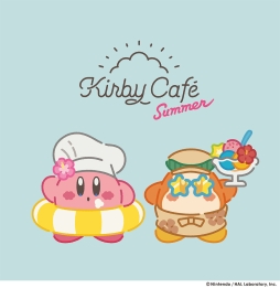 星のカービィ をテーマにした Kirby Cafe に夏らしいメニューが7月9日から登場