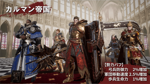 画像ギャラリー No.002のサムネイル画像 / 「ラストキングス」,カルマン帝国をはじめとした勢力紹介第2弾を公開