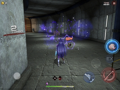 画像ギャラリー No.002のサムネイル画像 / 「アクション対魔忍」に新たなプレイアブルキャラクター「秋山凜子」が参戦。攻撃や奥義など彼女が繰り出すアクション情報も公開に