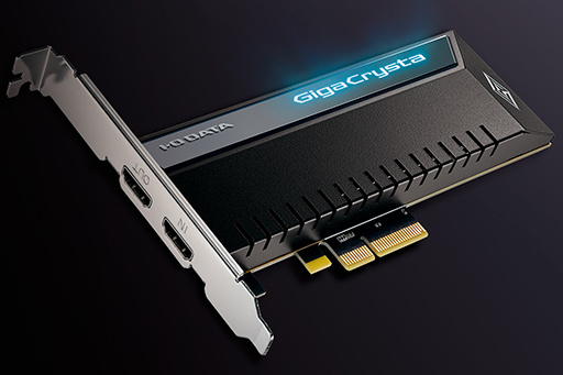 I-O DATAからPCIeビデオキャプチャカード「GV-4K60/PCIE」が発売に。4K