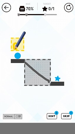 画像ギャラリー No.009のサムネイル画像 / 自由な発想で線を描き,仕掛けを利用しよう。Android向けパズルゲーム「Draw Here」を紹介する「(ほぼ)日刊スマホゲーム通信」第2113回