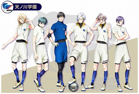 フットサルボーイズ 天ノ川学園のキャラ情報が公開に