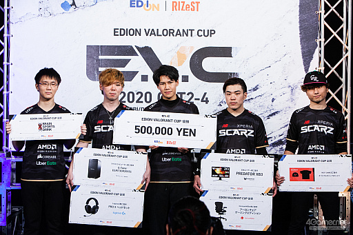 ���������꡼ No.012�Υ���ͥ������ / ���⥪�ե饤������EDION VALORANT CUP�פ��ݡ��ȡ����ܲ��Ԥ�ͥ��������꼡�����ˤꡤ���������ܰ�κ¤˵������Τϡ�