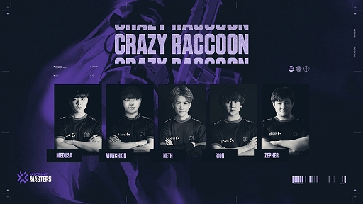 ���������꡼ No.008�Υ���ͥ������ / ��2021 VALORANT Champions Tour - MASTERS Stage1�פ�Crazy Raccoon��ͥ��