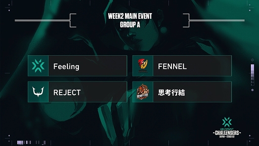 ���������꡼ No.002�Υ���ͥ������ / ��2021 VALORANT Champions Tour��Week 2 Main Event���������Ȥ߹�碌��ȯɽ